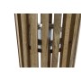 Bougeoir DKD Home Decor Marron Argenté Naturel Verre Bois de manguier 20 x 20 x 74 cm