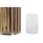 Bougeoir DKD Home Decor Marron Argenté Naturel Verre Bois de manguier 20 x 20 x 50 cm