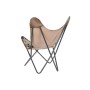 Fauteuil DKD Home Decor Beige Camel Fer 70 x 70 x 90 cm