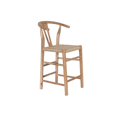 Tabouret DKD Home Decor Naturel Teck 52 x 55 x 98 cm