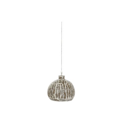 Écran de lampe Home ESPRIT Gris clair Métal 60 x 60 x 60 cm