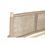 Chaise de jardin DKD Home Decor Blanc Naturel Teck 120 x 81 x 84 cm