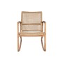 Fauteuil à Bascule DKD Home Decor Naturel Teck 62 x 84 x 85 cm