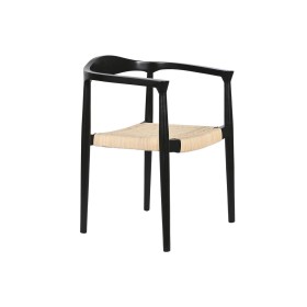 Chair DKD Home Decor White Black 59 x 55 x 78 cm