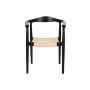 Chair DKD Home Decor White Black 59 x 55 x 78 cm