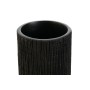 Vase Home ESPRIT Black Resin 10 x 10 x 30 cm (12 Units)