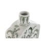 Vase Home ESPRIT Blanc Vert Porcelaine Feuille d'une plante 16,5 x 8 x 38 cm