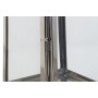 Lantern DKD Home Decor Brown Silver Leather Crystal Steel Chromed 20 x 20 x 40 cm