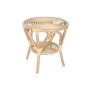 Ensemble Table + 2 Chaises Home ESPRIT Blanc Naturel 50 x 50 x 50 cm