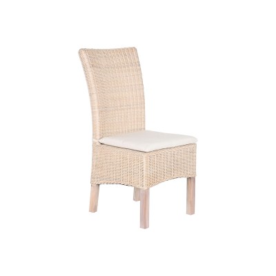 Garden chair Home ESPRIT wicker Mango wood 50 x 55 x 100 cm