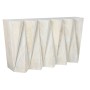 Console Home ESPRIT Jaune Beige Bois de manguier 150 x 35 x 80 cm