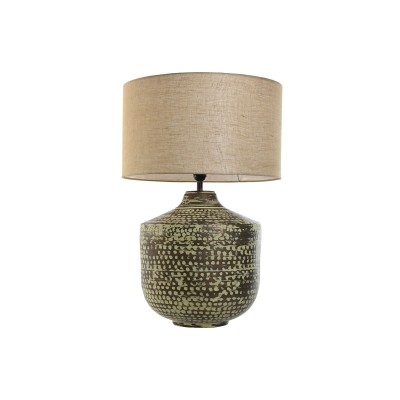 Lampe de bureau Home ESPRIT Beige Cuivre Aluminium 50 W 220 V 42 x 42 x 63 cm