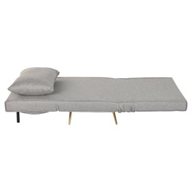 Canapé Convertible Home ESPRIT Gris Crème Scandi 90 x 90 x 84 cm