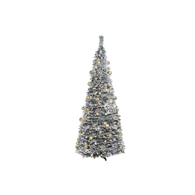 Sapin de Noël Home ESPRIT Doré PVC Enneigé
