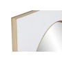 Wall mirror Home ESPRIT White Golden Iron Mirror 100 x 4 x 100 cm