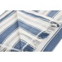 Couverture Home ESPRIT Bleu Gris Rayures