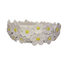 Figurine Décorative Home ESPRIT Jaune Blanc Shabby Chic