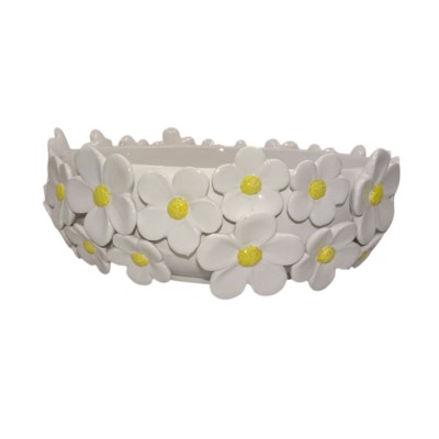 Decorative Figure Home ESPRIT Yellow White Shabby Chic