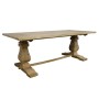 Dining Table Home ESPRIT Natural Wood Mango wood 215 x 100 x 76 cm
