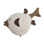 Figurine Décorative Home ESPRIT Blanc Naturel Poisson 17 x 8 x 27,3 cm