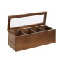 Box for Infusions Home ESPRIT Natural Crystal Acacia 26,5 x 9 x 9 cm
