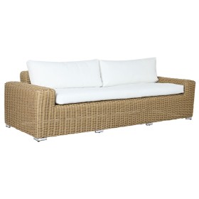 Garden sofa Home ESPRIT Beige Light brown 222 x 87 x 63 cm