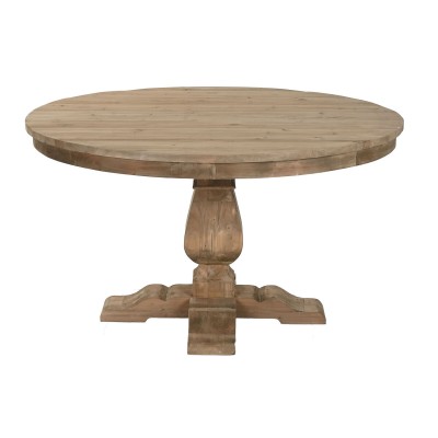 Dining Table Home ESPRIT Recycled Wood Fir wood 140 x 140 x 76 cm