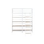 Shelves Home ESPRIT White Natural Metal Mango wood 180 x 35 x 220 cm