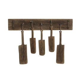 Portemanteau Home ESPRIT Naturel Bois de paulownia 89 x 6 x 62 cm