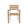 Garden chair Home ESPRIT Brown Teak 67 x 55 x 95 cm