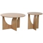Set of 2 tables Home ESPRIT Natural 75 x 75 x 45 cm