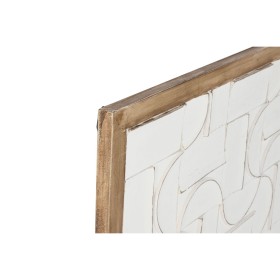 Decorative Figure Home ESPRIT White Natural Modern 90 x 3 x 90 cm