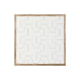 Decorative Figure Home ESPRIT White Natural Modern 90 x 3 x 90 cm