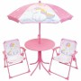 Children's table and chairs set Fun House Unicorn Pink
