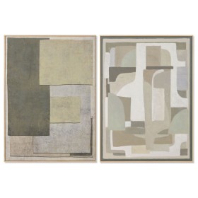 Toile Home ESPRIT Moderne 103 x 4 x 143 cm (2 Unités)