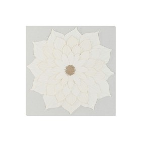 Cadre Home ESPRIT Blanc Fleur Scandinave