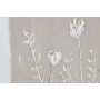 Toile Home ESPRIT Blanc Beige Fleurs Scandinave 62 x 4,5 x 82 cm (2 Unités)