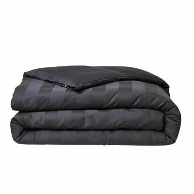 Duvet cover set TODAY Satin Black Anthracite 220 x 240 cm