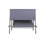 Bench Home ESPRIT Brown Dark grey Steel Polywood 215 X 120 X 180 CM