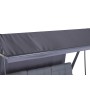 Banc Home ESPRIT Marron Gris foncé Acier Polywood 215 X 120 X 180 CM