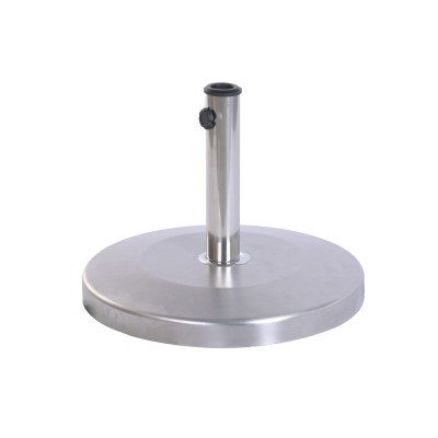 Base for beach umbrella Home ESPRIT Silver 48 x 48 x 38 cm