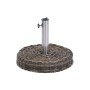 Base for beach umbrella Home ESPRIT Brown 46 X 46 X 36 CM