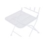 Table set with 2 chairs Home ESPRIT White Iron 60 x 60 x 70 cm