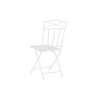 Ensemble Table + 2 Chaises Home ESPRIT Blanc Fer 60 x 60 x 70 cm