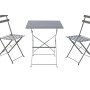 Table set with 2 chairs Home ESPRIT Green Metal 60 x 60 x 71 cm
