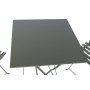 Table set with 2 chairs Home ESPRIT Green Metal 60 x 60 x 71 cm