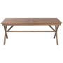 Dining Table Home ESPRIT Brown Teak 200 x 100 x 78 cm