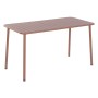 Ensemble Table + 4 Chaises Home ESPRIT Terre cuite polypropylène Fer 140 x 70 x 75 cm
