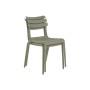 Table set with 4 chairs Home ESPRIT Green polypropylene Iron 140 x 70 x 75 cm