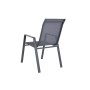 Table set with 6 chairs Home ESPRIT Brown Dark grey Steel Polywood Textilene 150 X 90 X 73 CM